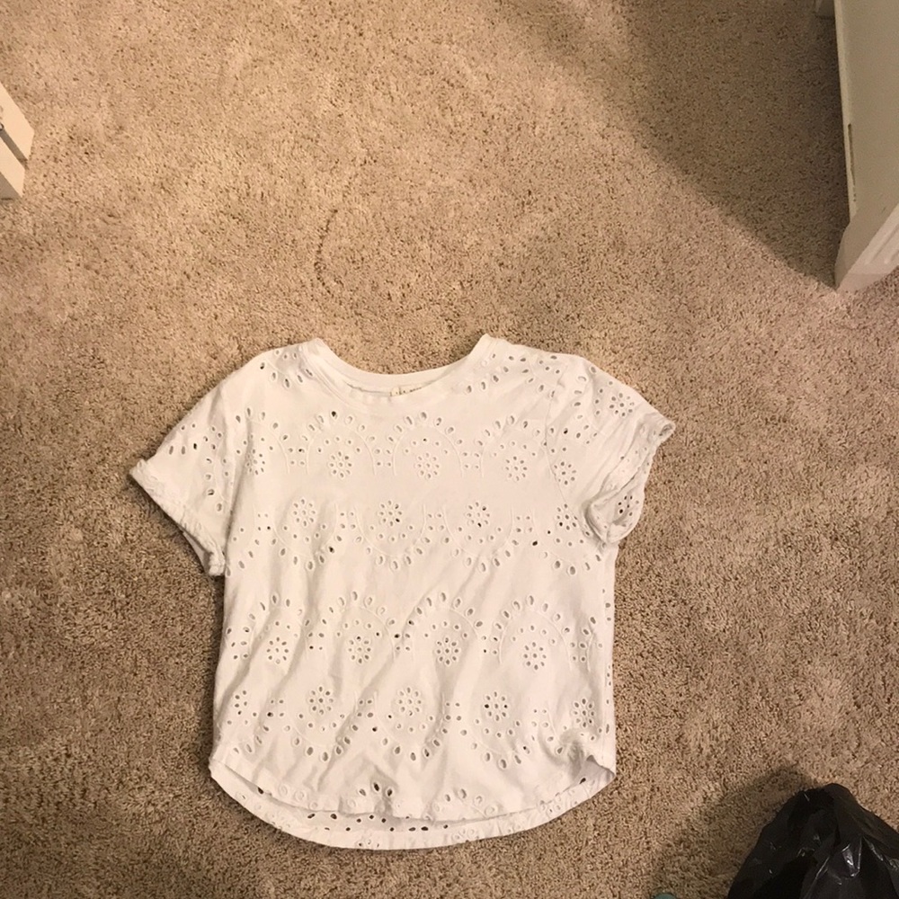 LA hearts cutout shirt